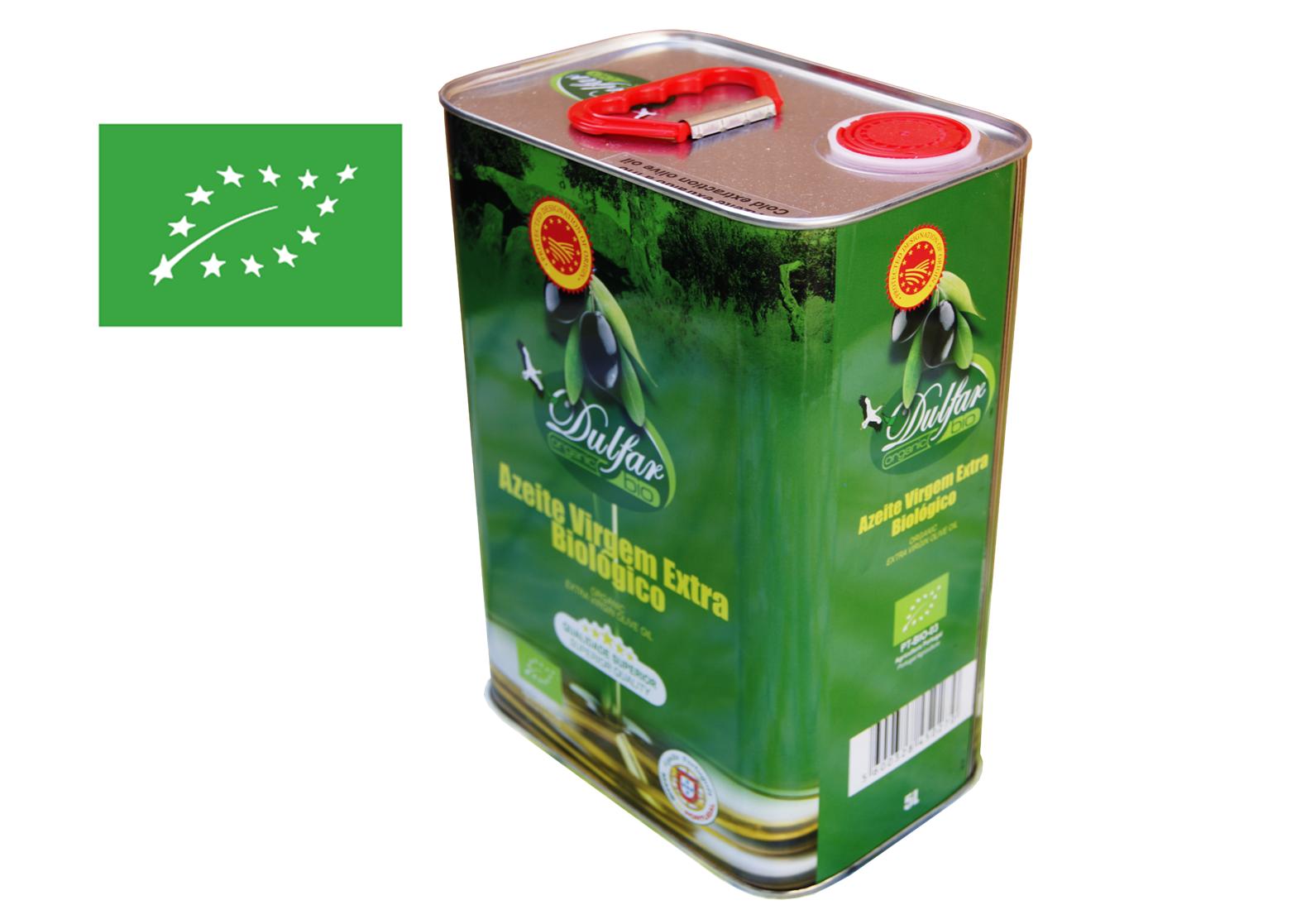 Huile d'olive extra vierge bio 5 litres - Dulfar - Le Comptoir du