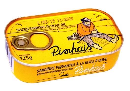 Sardines à l'huile d'olive épicée - Pinhais - Conserves de sardines du Portugal