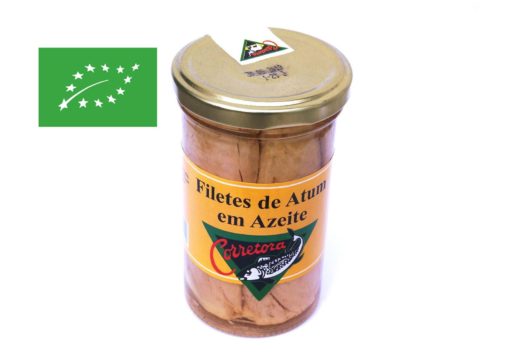 Filets de thon bonito à l'huile d'olive bio - Corretora - Conserves de thon des Açores