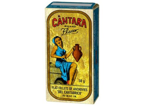 Filets d'anchois à l'huile d'olive - Cantara - Conserves d'anchois du Portugal
