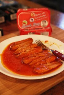 Filets de sardines à la tomate ouverte - Good Boy - Conserves de maquereaux du Portugal