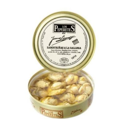 Noix de pétoncles ouverte - Los Peperetes - Conserves de Galice