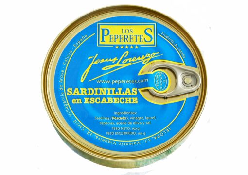 Petites sardines à l'escabeche - Los Peperetes - Conserves de Galice