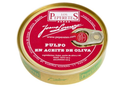 Poulpe à l'huile d'olive - Los Peperetes - Conserves de Galice