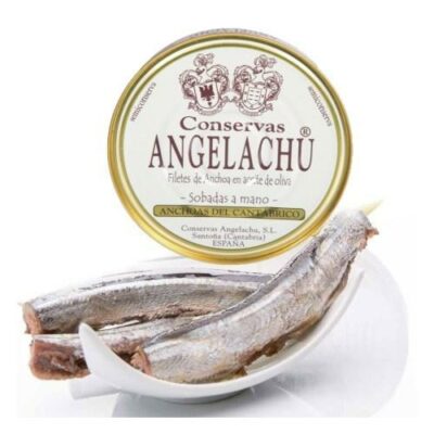 Présentation anguilles - Angelachu - Conserves d'anguilles de Santoña - Cantabrie