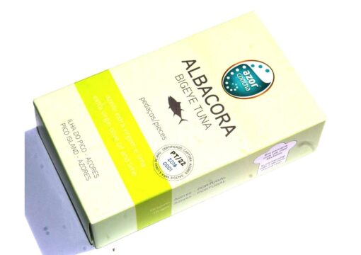 Thon Albacore en morceaux à l'huile d'olive et au citron - Azor Concha - Conserves de thon des Açores