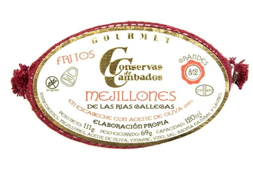 Moules de Galice à l'escabèche - Conserves de Cambados - Galice Espagne