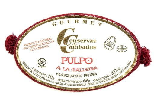 Poulpe à la Gallega - Conserves de Cambados - Galice Espagne