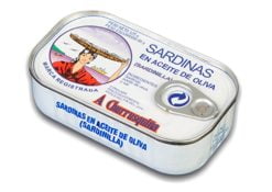 Sardinettes à l'huile d'olive 120g - Conserves Roma Churrusquina - produits de Galice Espagne