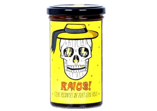 Sticks de fuets épicés aux raisins secs - Casa da Avoa - produits de Galice Espagne