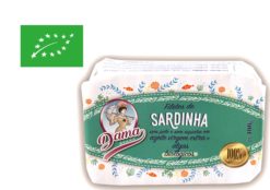 Filets de sardines à l'huile d'olive extra vierge biologique - Dama - Conserverie Portugal Norte