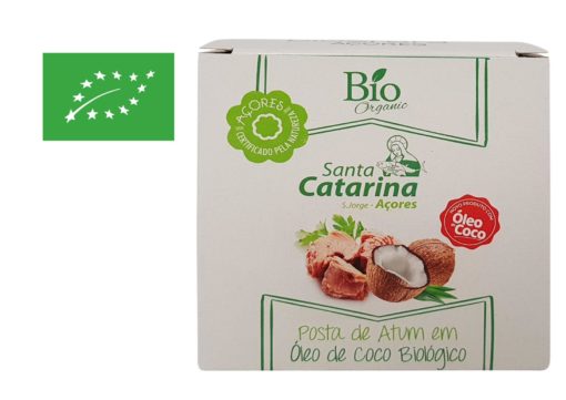 Tranches de thon Bonito à l'huile de noix de coco - Santa Catarina - Conserves de thon des Açores