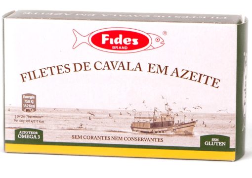 Filets de maquereaux à la portugaise - Fides - Conserves de maquereaux du Portugal