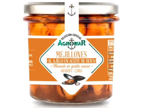 Grandes moules à l'ail - Agromar - Conserves de poissons et crustacés - Asturies Espagne