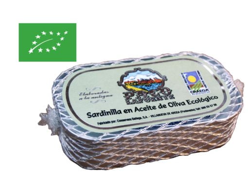 Petites sardines à l'huile d'olive biologique - Paco Lafuente - Conserves de poissons de Galice