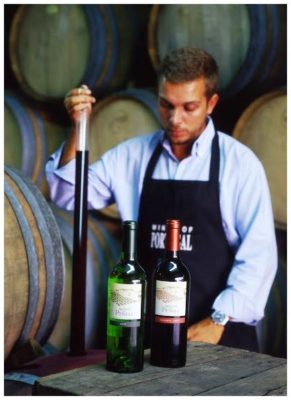 Prélevements de vins nouveaux - Monte de Penha - Vins de l'Alentejo Portugal