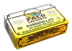 Sardines à l'huile d'olive - Paco Lafuente - Conserves de poissons de Galice
