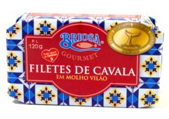 Filets de maquereau à la sauce vilao - Briosa - Conserverie Portugal Norte - Conserves de sardines du Portugal
