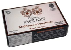 Moules galiciennes à l'escabèche - Angelachu - Conserves d'anchois de Santoña - Cantabrie