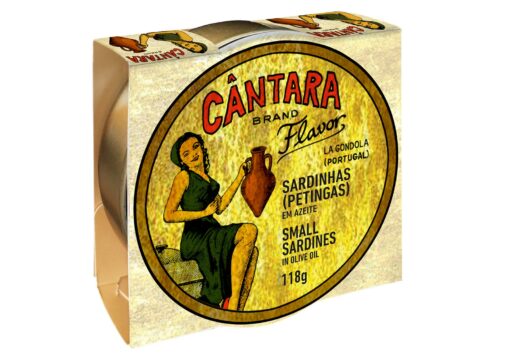 Petites sardines à l'huile d'olive - Cantara - Conserves de poissons du Portugal