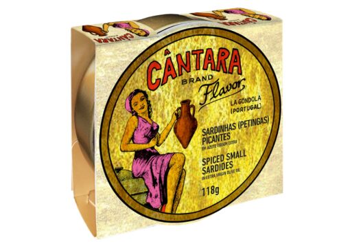 Petites sardines à l'huile d'olive épicée - Cantara - Conserves de poissons du Portugal