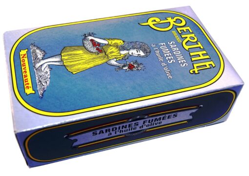 Sardines fumées à l'huile d'olive - Berthe - Conserves de sardines du Portugal