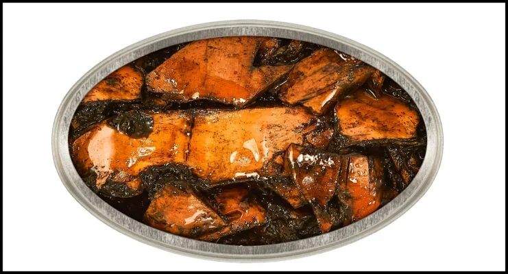 Boite de bouillabaisse de calamars à l'encre - Portomar - Conserves de poissons et crustacés - Galice - Espagne