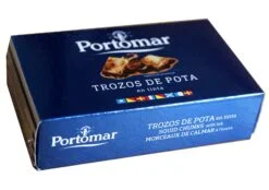 Tapas de calamars à l'encre - Portomar - Conserves de poissons et crustacés - Galice - Espagne