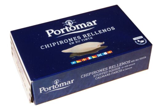 Chipirons farcis à l'encre - Portomar - Le Comptoir du Portugal l'épicerie fine portugaise à Bordeaux depuis 2012