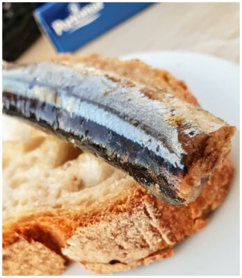 Tartine de sardines - Portomar - Conserves de poissons et crustacés - Galice - Espagne