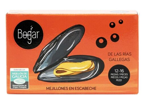 Moules de Galice à l'escabèche - Bogar - Conserves de Cambados - Galice Espagne