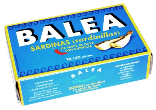 Petites sardines à la guindilla - Balea - Conservas Lago Paganini - Le Comptoir du Portugal