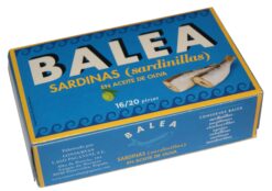 Petites sardines à l'huile d'olive - Balea - Conservas Lago Paganini - Le Comptoir du Portugal