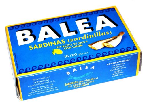 Petites sardines au citron - Balea - Conservas Lago Paganini - Le Comptoir du Portugal