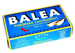 Petites sardines épicées à l'huile de tournesol - Balea - Conservas Lago Paganini - Le Comptoir du Portugal