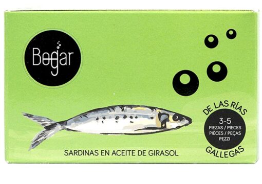 Sardines à l'huile de tournesol - Bogar - Conserves de Cambados - Galice Espagne