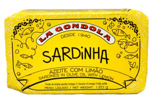 Sardines à l'huile d'olive et au citron - La Gondola - Conserves de sardines du Portugal