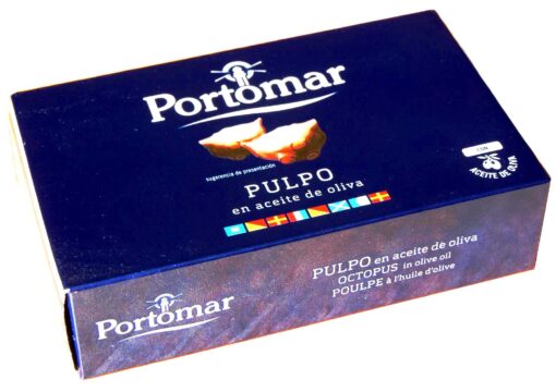 Poulpe à l'huile d'olive - Portomar - Le Comptoir du Portugal l'épicerie fine portugaise à Bordeaux depuis 2012