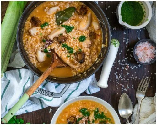 Risotto de coquillages - Portomar - Conserves de poissons et crustacés - Galice - Espagne