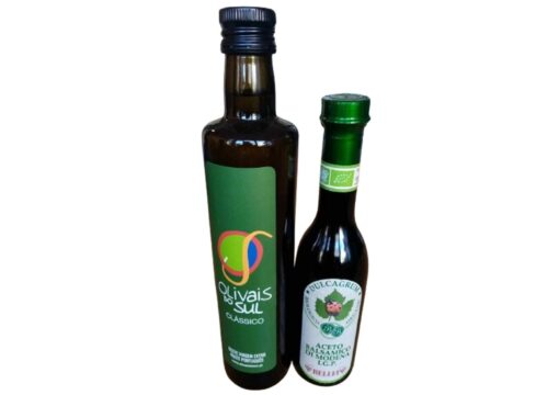 Huile d'olive extra vierge Olivais do Sul 50cl et Vinaigre balsamique Bellei 25cl - Le Comptoir du Portugal l'épicerie fine portugaise depuis 2012