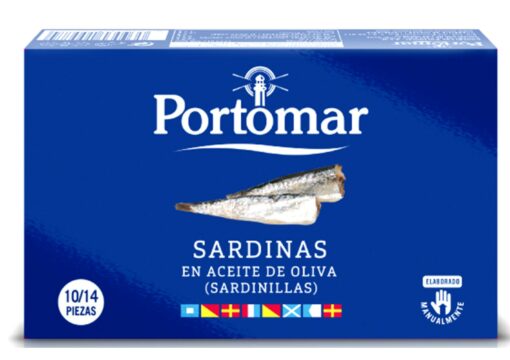 Petites sardines à l'huile d'olive - Portomar - Le Comptoir du Portugal l'épicerie fine portugaise à Bordeaux depuis 2012