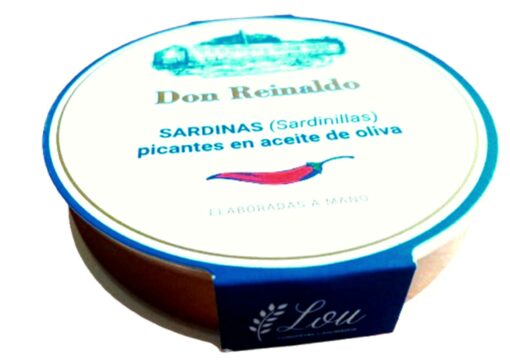 Petites sardines à l'huile d'olive et au piment - Don Reinaldo - Le Comptoir du Portugal l'épicerie fine portugaise depuis 2012