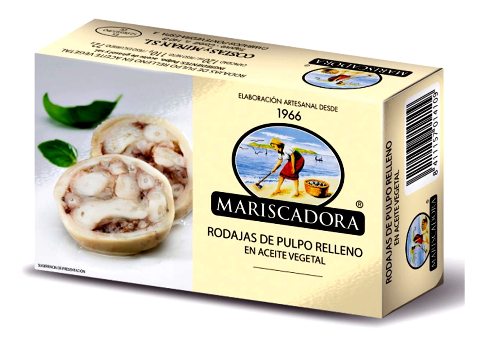 Rondelles de poulpe - Mariscadora - Le Comptoir du Portugal l'épicerie fine portugaise depuis 2012